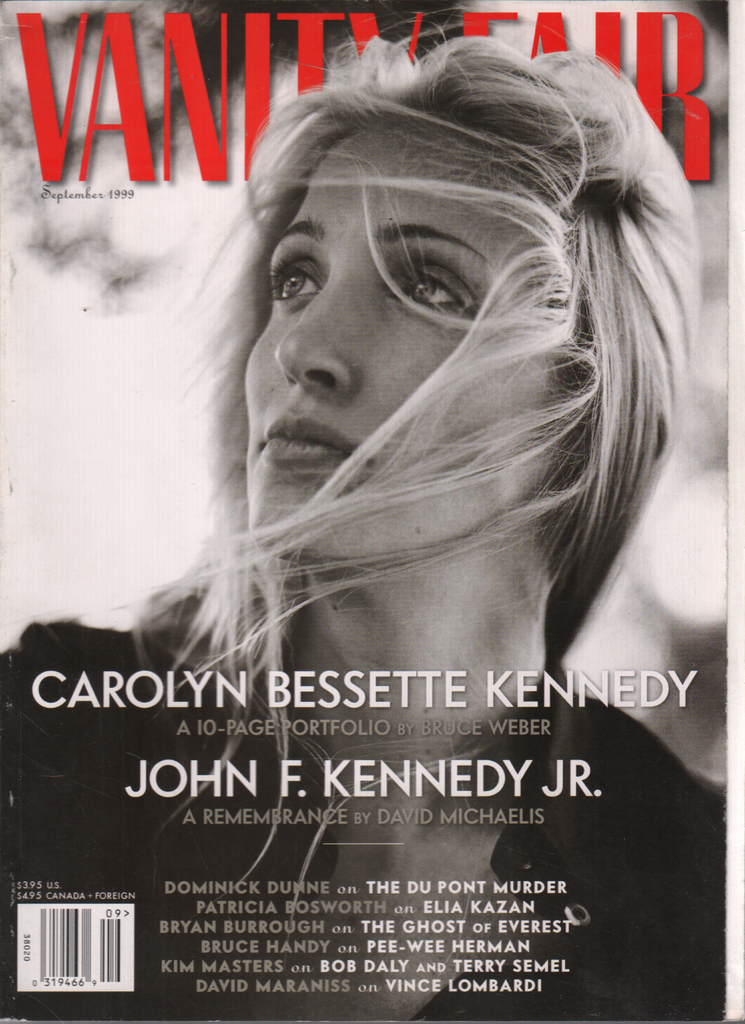 Vaintiy Fair September 1999 Carolyn Bessette Kennedy JFK Jr 040220DBE
