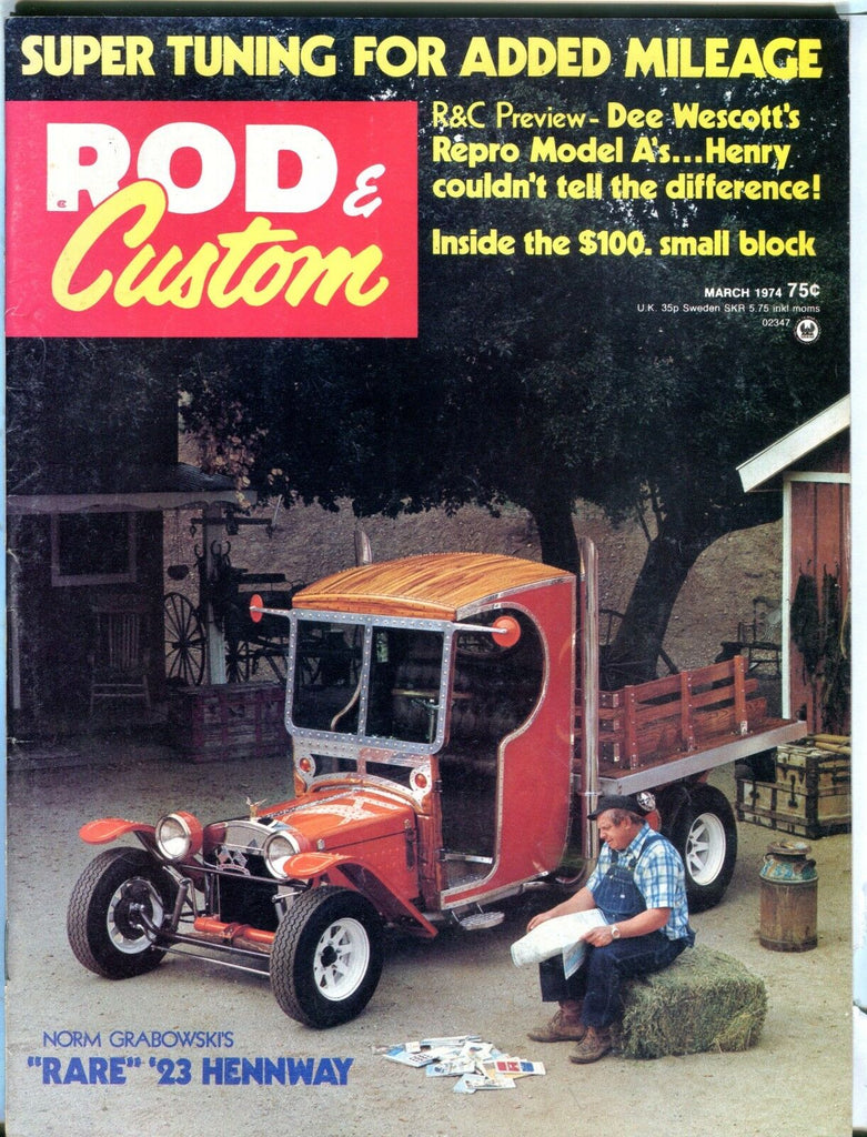 Rod & Custom Magazine March 1974 Norm Grabowski EX No ML 040617nonjhe
