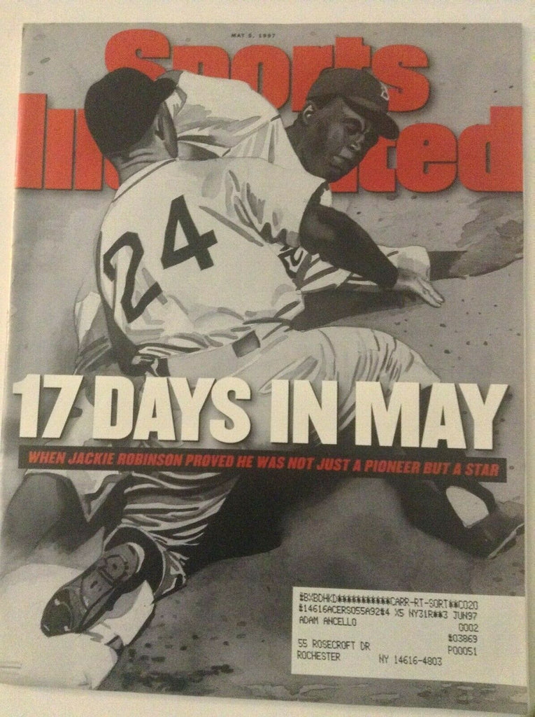 Sports Illustrated Magazine Jackie Robinson May 5, 1997 051819nonrh