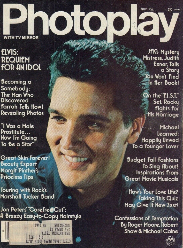 Photoplay Magazine Elvis Presley JFK's Mistress Judith November 1977 012218nonr