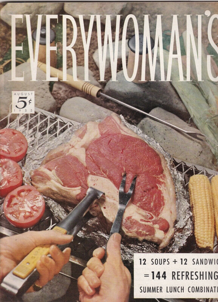 Everywoman's Mag 144 Lunch Combos For The Summer August 1955 100719nonr