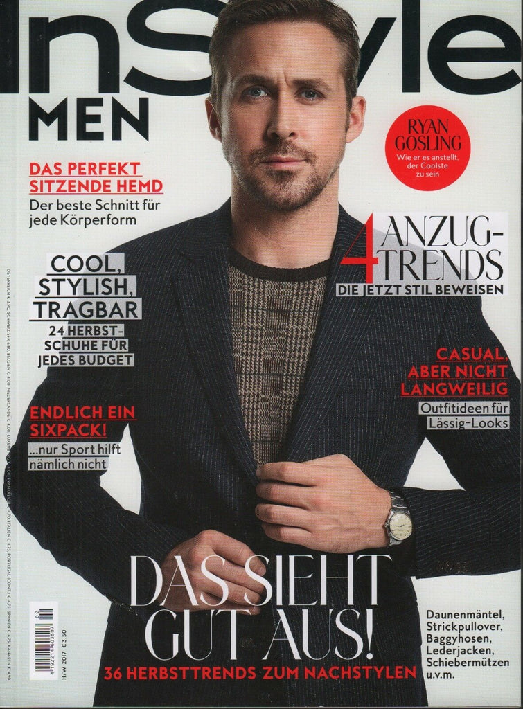 InStyle Men German Fall Winter 2017 Ryan Gosling 091318DBE2