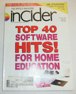 Apple InCider Magazine Top 40 Software Hits September 1988 111514R