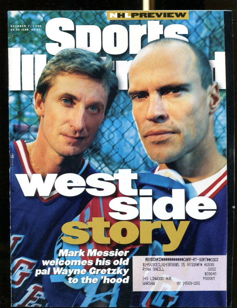 Sports Illustrated Magazine October 7 1996 Wayne Gretzky EX w/ML 122816jhe