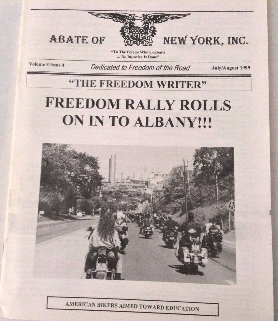 Abate Magazine Freedom Rally Rolls Through Albany July/August 1999 073017nonrh