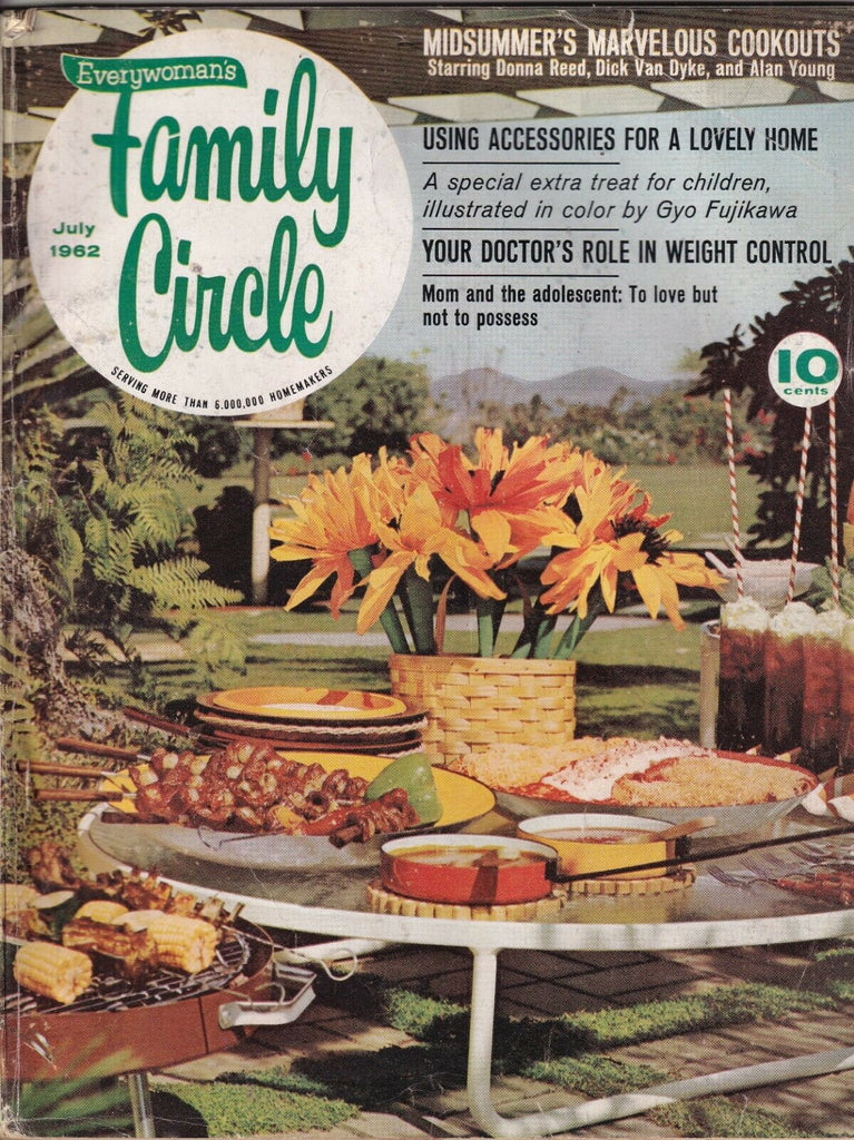Family Circle Mag Midsummer's Marvelous Cookouts July 1962 082819nonr