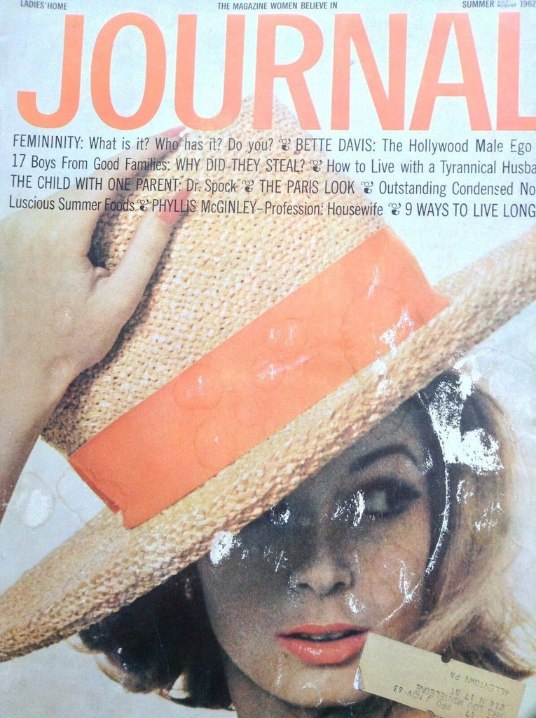Ladies' Home Journal Magazine Femininity Summer 1962 100317NONRH