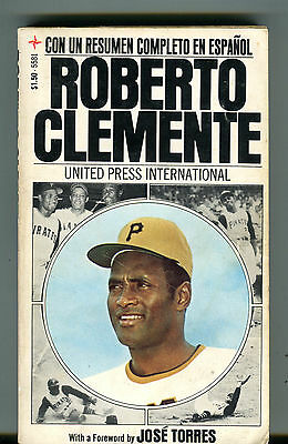 Roberto Clemente Pirates Book United Press International 1973 EX 041116jhe