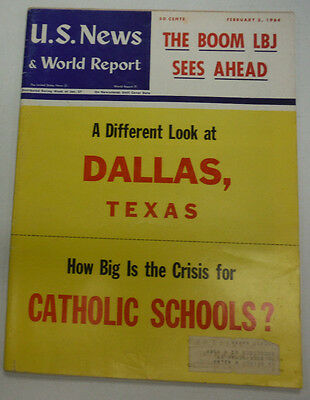 U.S. News Magazine Dalls Texas Catholic Schools February 1964 071115R