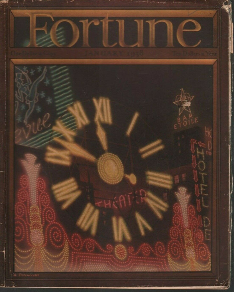 Fortune January 1938 Petruccelli New Year's Eve Vintage Adverts 021920AME