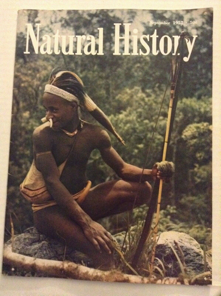 Natural History Mag Tribal Stone Age Naturalist September 1957 092319nonrh