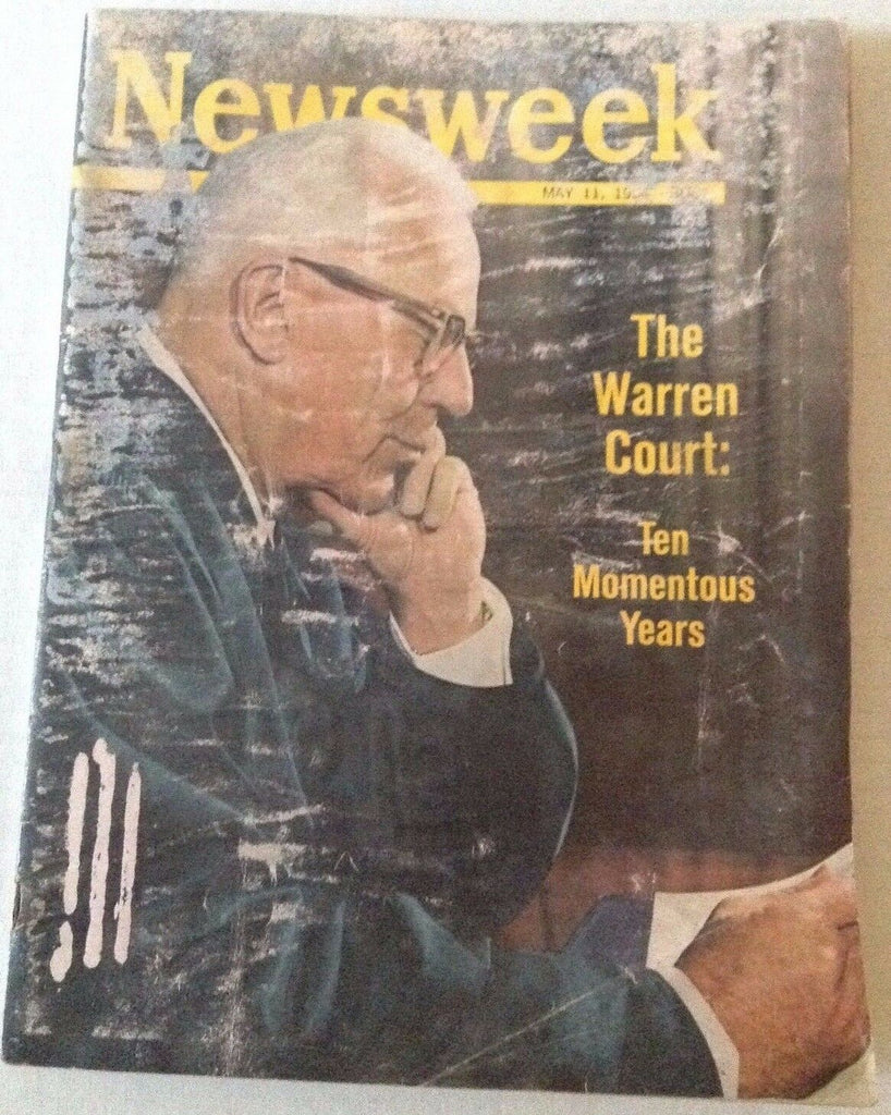 Newsweek Magazine Earl Warren May 11, 1964 101216R