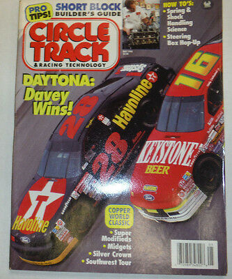 Circle Track Magazine Daytona Davey Wins Short Block May 1992 022615r2