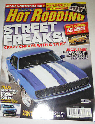 Popular Hot Rodding Magazine Blown 421 Pontiac '62 Grand Prix May 2008 081114R