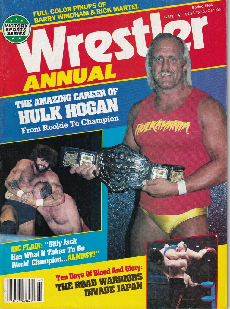 The Wrestler Annual Magazine Hulk Hogan Spring 1986 031919nonr