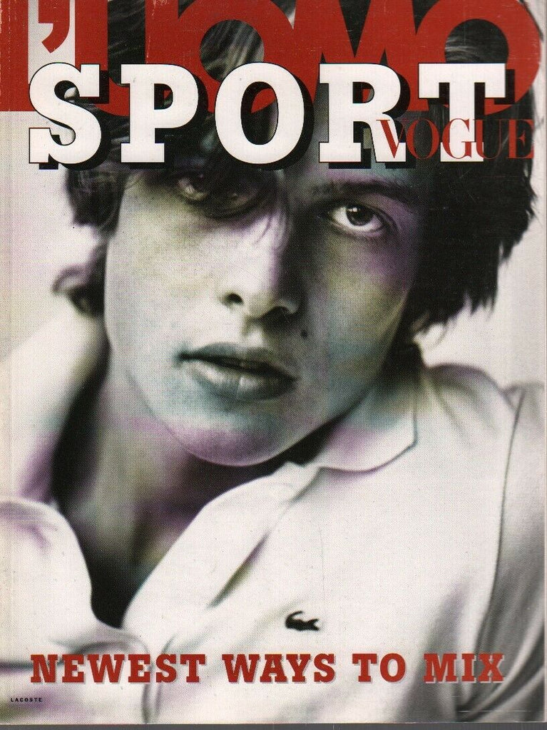 LUomo Vogue Sport Italia January 2002 Mario Testino Michael Comte 030620AME