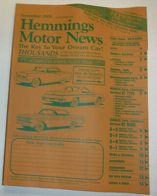 Hemmings Motor News Magazine 1955 Dodge & 1975 Chevy El November 2000 022315r2