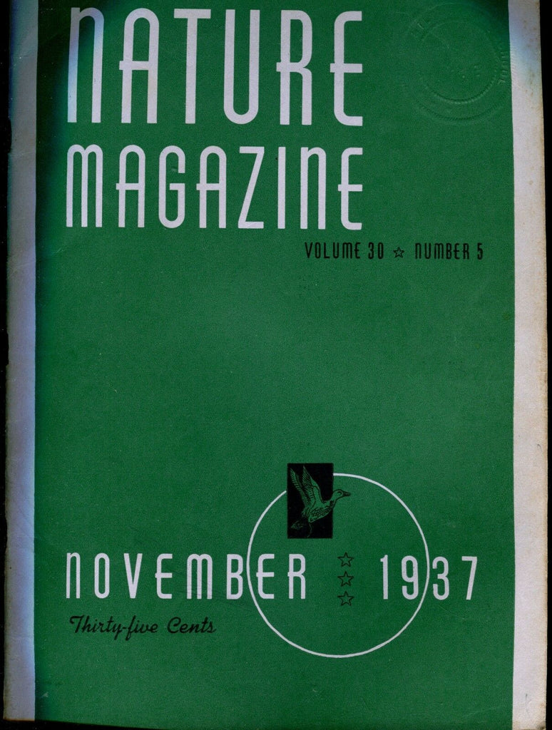 Nature Magazine November 1937 VG No ML 020817jhe