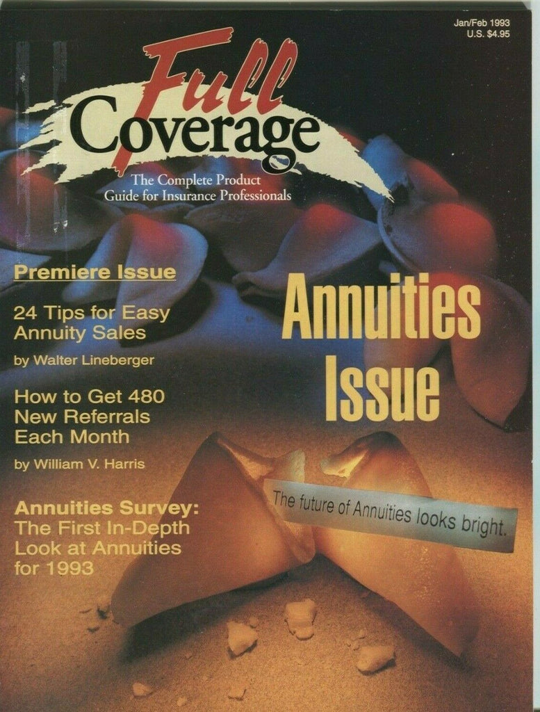 Full Coverage January February 1993 Premiere Issue Annuities Issue wML 021220DBE