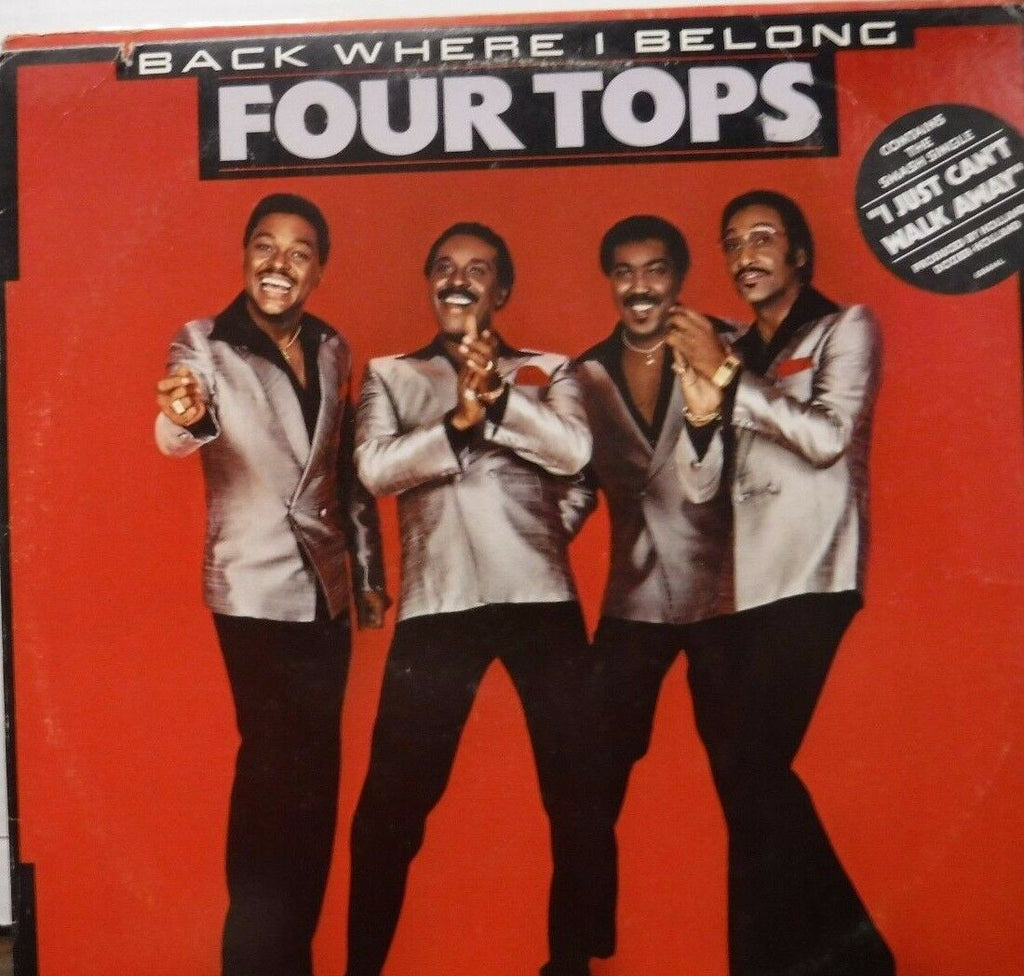 Four Tops Back where I belong 33RPM DJ COPY 6066MLA 121816LLE