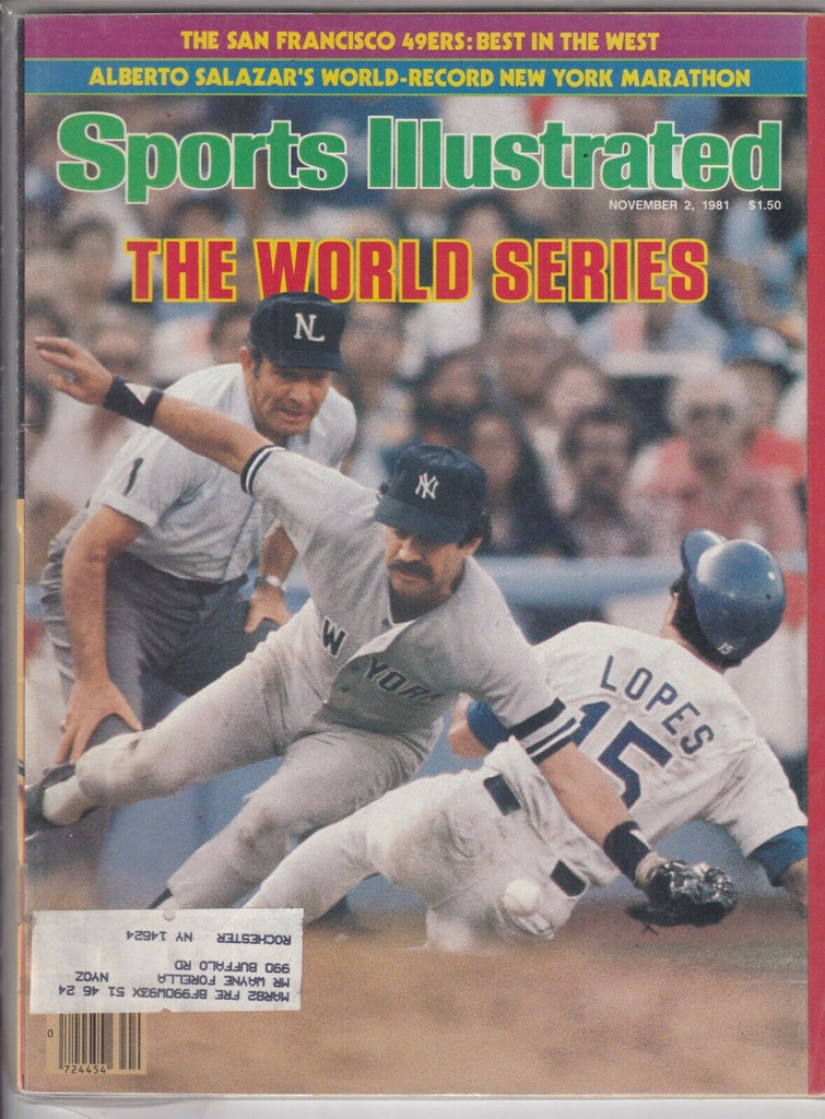 Sports Illustrated World Series Alberto Salazar November 2, 1981 091619nonr