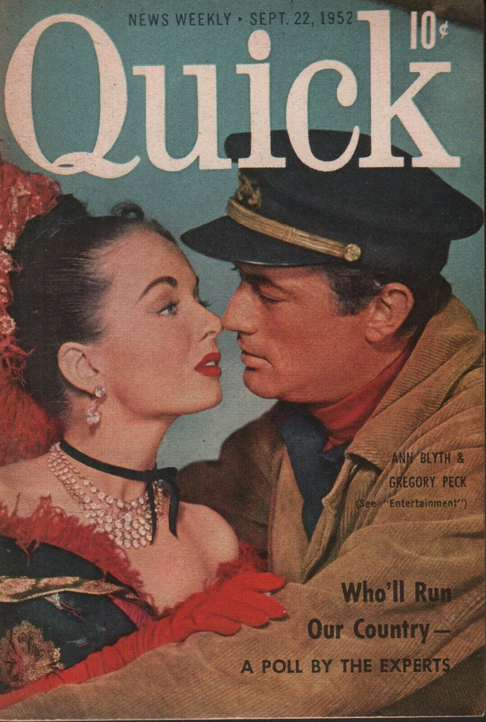 Quick News Weekly September 22 1952 Ann Blyth Cheesecake Pin Up 070819AME