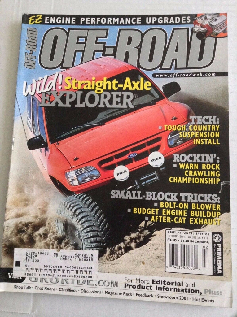 Off-Road Magazine Straight Axle Explorer February 2001 032317NONRH