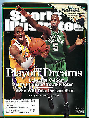 Sports Illustrated Magazine April 21 2008 Kobe Bryant Lakers EX 060216jhe