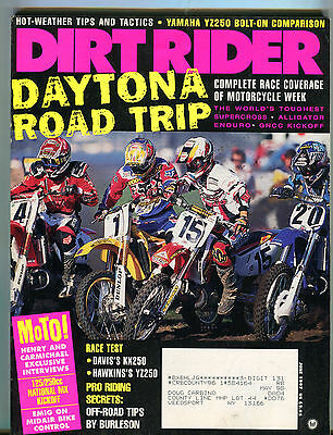 Dirt Rider Magazine June 1997 Daytona Road Trip EX 050516jhe