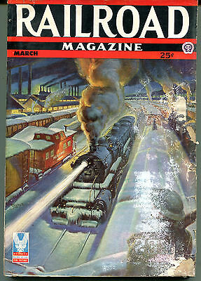 Railroad Magazine March, 1943 VG 120815jhe2