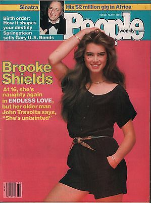 People Weekly August 10 1981 Brooke Shields, Frank Sinatra EX 012716DBE