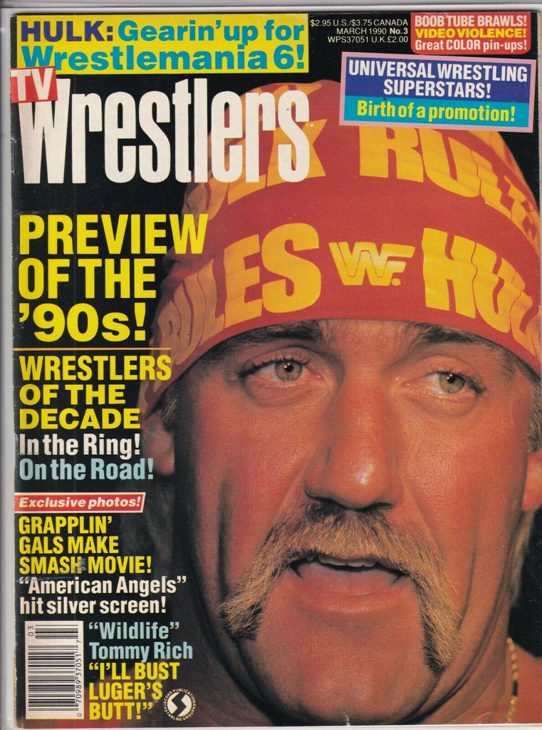 Tv Wrestlers Mag Hulk Hogan Tommy Rich March 1990 091019nonr