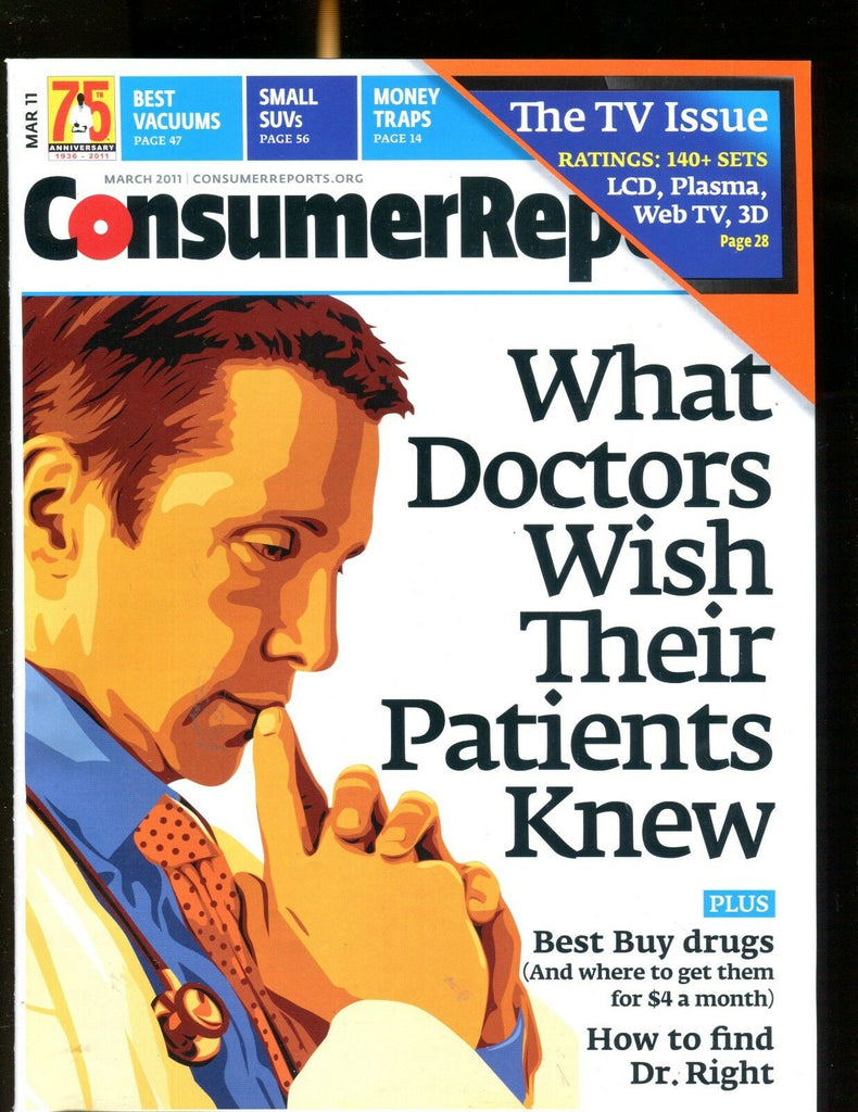 Consumer Reports Magazine March 2011 Doctors EX NO ML 012717jhe