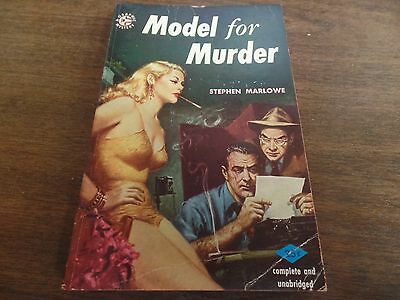 Model for Murder Stephen Marlow 1955 188pgs Mystery Novel 121415ame