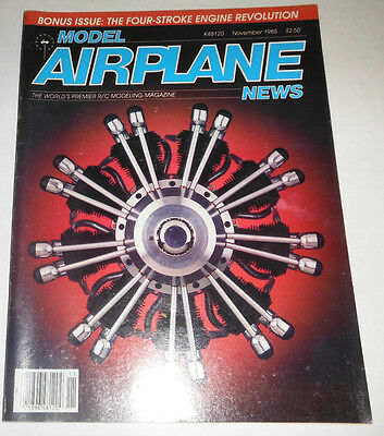 Model Airplane News Magazine A Four Stroke Engine Story November 1985 080514R