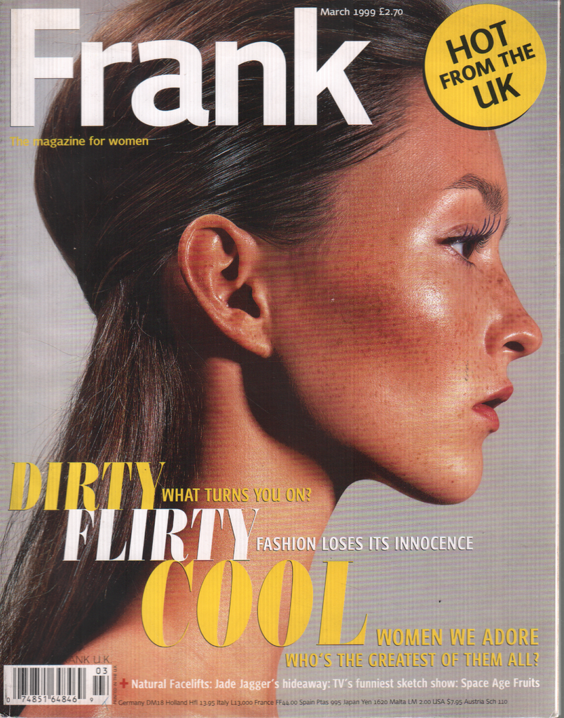Frank March 1999 UK Jade Jagger Wayne Maser Michael Thompson 032420DBE