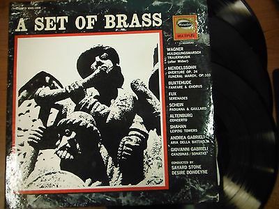 33 RPM Vinyl Gabrieli Fux A Set Of Brass Westminster Records WS1008 050615SM