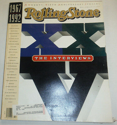 Rolling Stone Magazine Axl Rose Madonna XXV The Interviews October 1992 120314R2