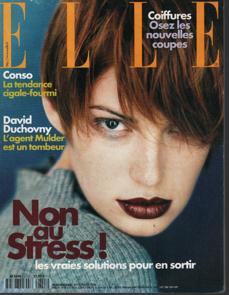 Elle French Fashion October 19 1998 David Duchovny Bridget Yorke 091520ame