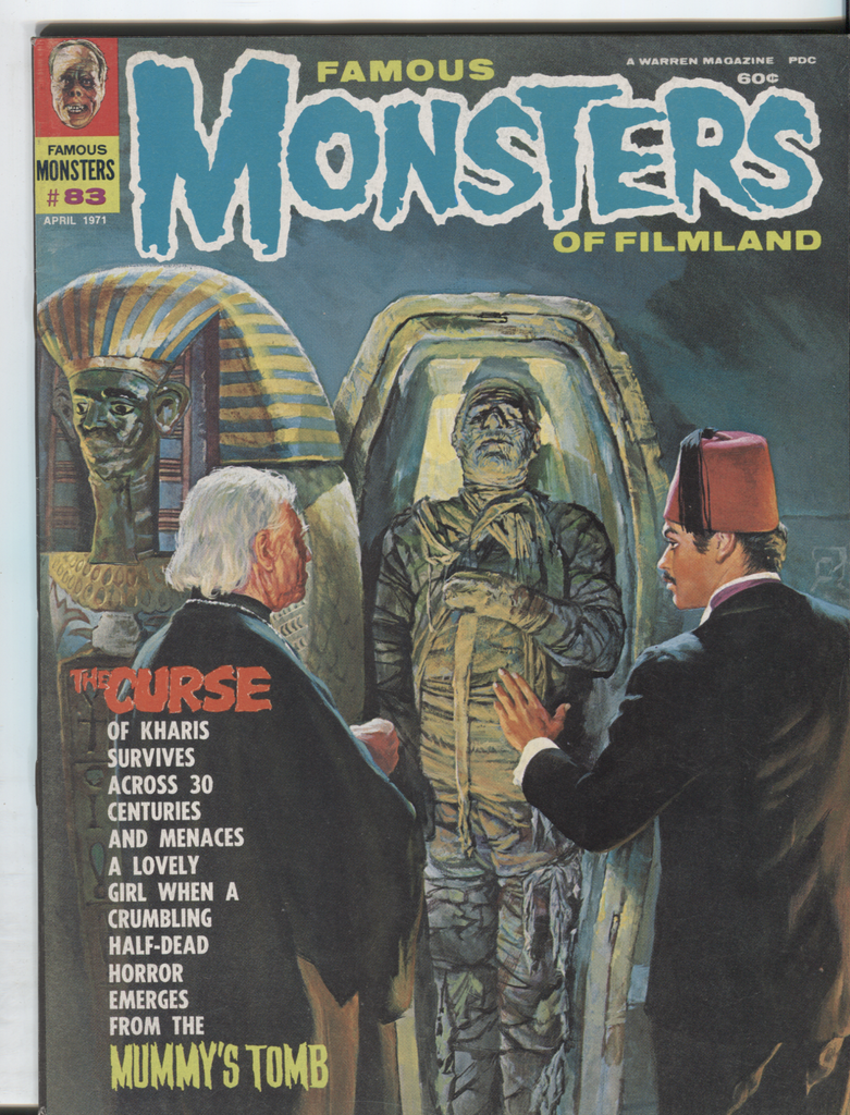 Famous Monsters of Filmland #83 April 1971 the Curs Mummys Tomb 022521DBE