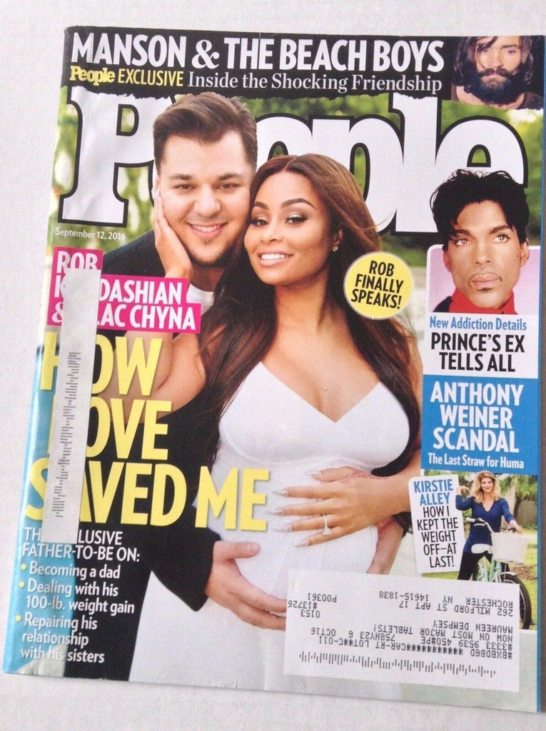 People Magazine Rob Kardashian Blac Chyna September 12, 2016 022917NONRH