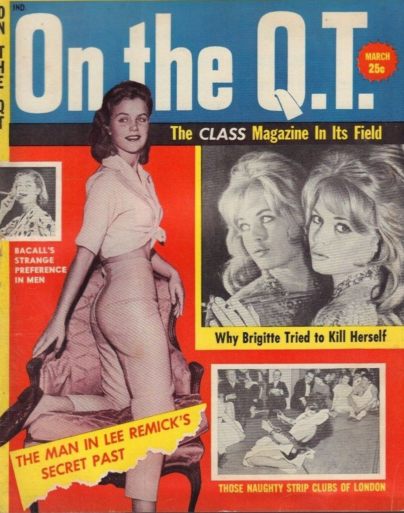 On The Q.T. March 1961 Brigitte Bardot Lee Remick 012519DBE