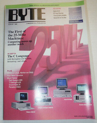 Byte Magazine The First 25-MHz Machines August 1988 120314R2