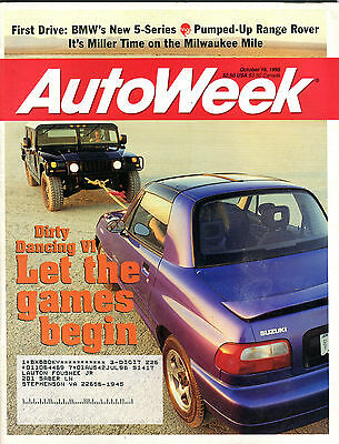 AutoWeek Magazine October 16 1995 BMW 5-Series Range Rover EX 020916jhe