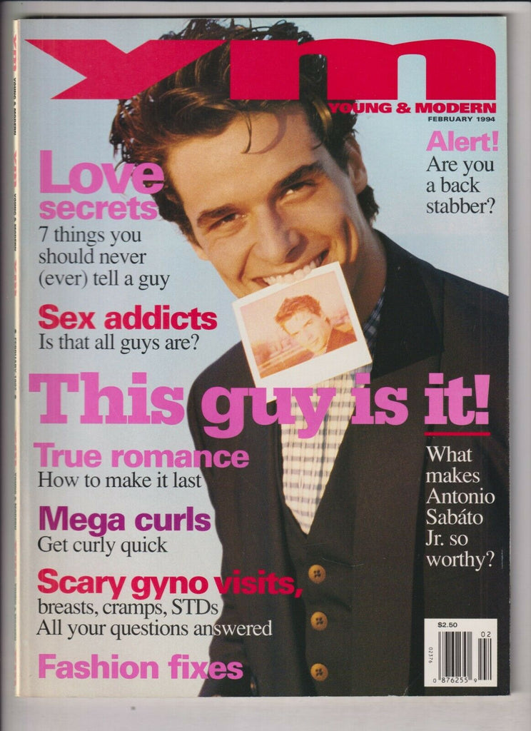 Young & Modern Mag Antonio Sabato & Mega Curls February 1994 030320nonr