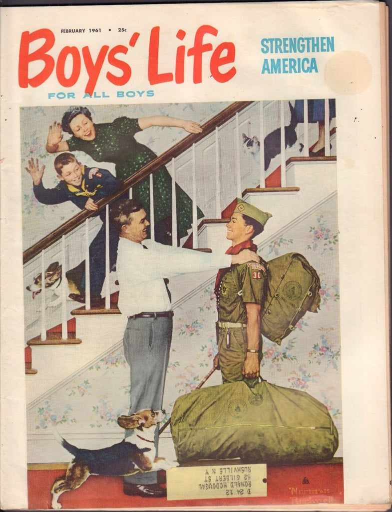 Boys Life February 1961 Strengthen America w/ML 011717DBE2
