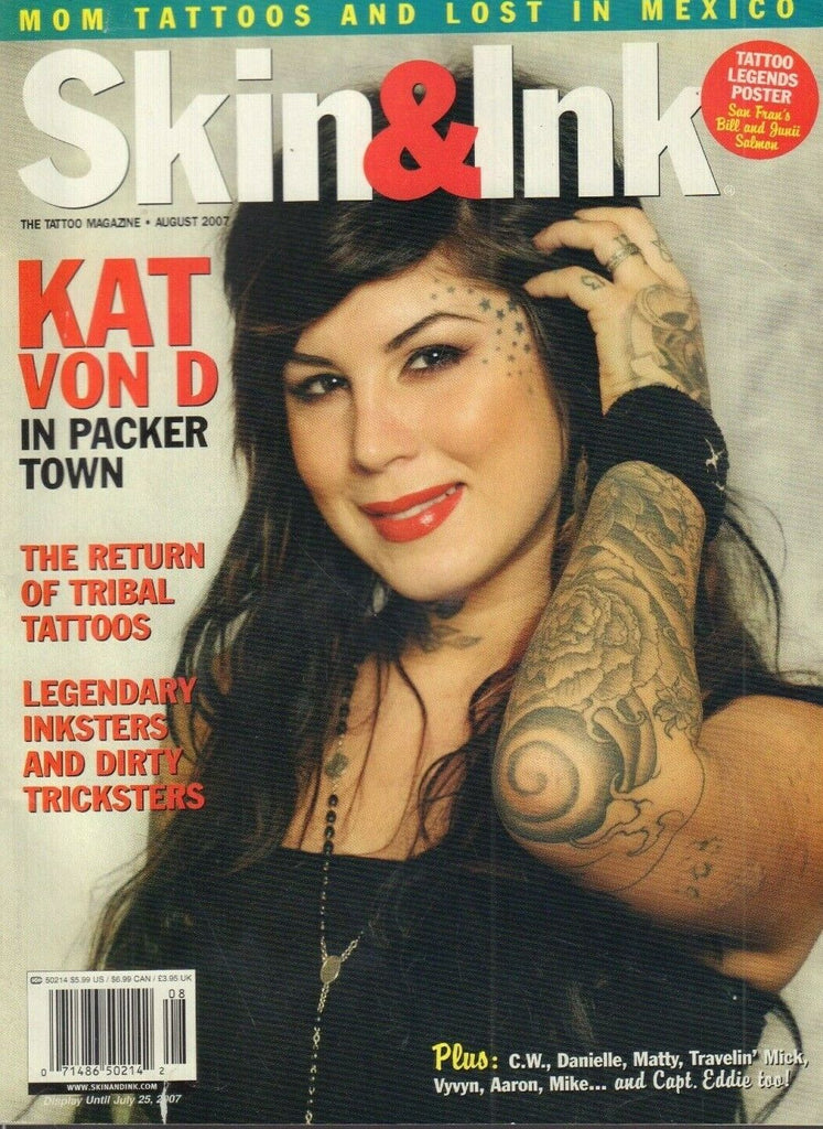Skin & Ink August 2007 Kat Von D Bill Salmon 030719DBE
