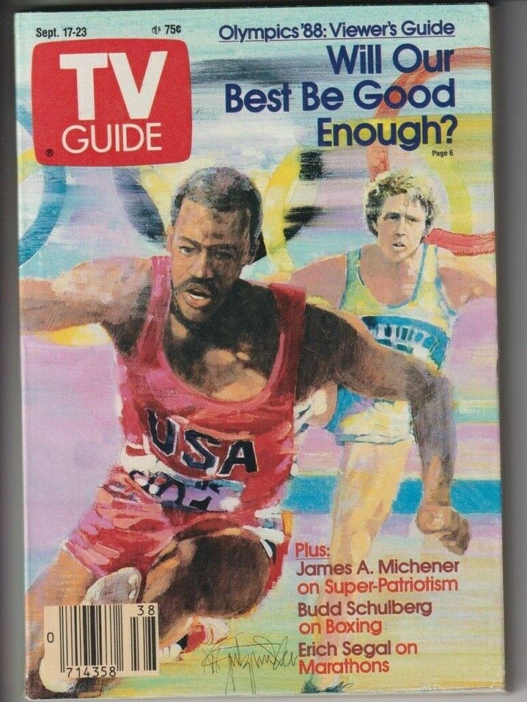 TV Guide Mag James A. Michener Budd Schulberg September 17, 1986 112019nonr