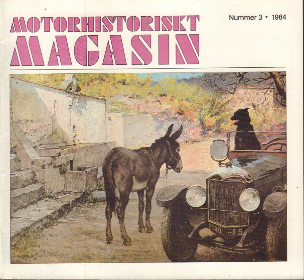 Motorhistoriskt Magasin Swedish Car Magazine #3 1984 Ford '66 031617nonDBE