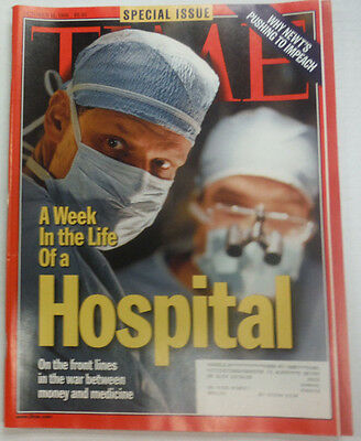 Time Magazine A Week In The Life Of The Hospital October 1998 WITH ML 042015R